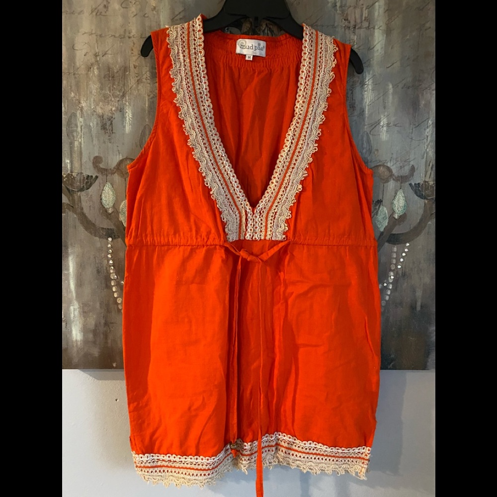 Adorable Mud Pie Boho Tunic Swimsuit Coverup